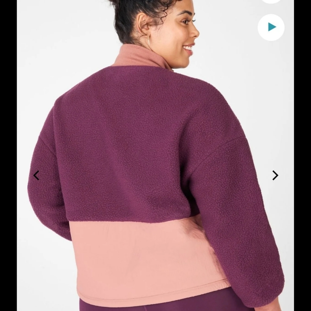 Fabletics Mallory Fleece pullover jacket - Picture 5 of 6
